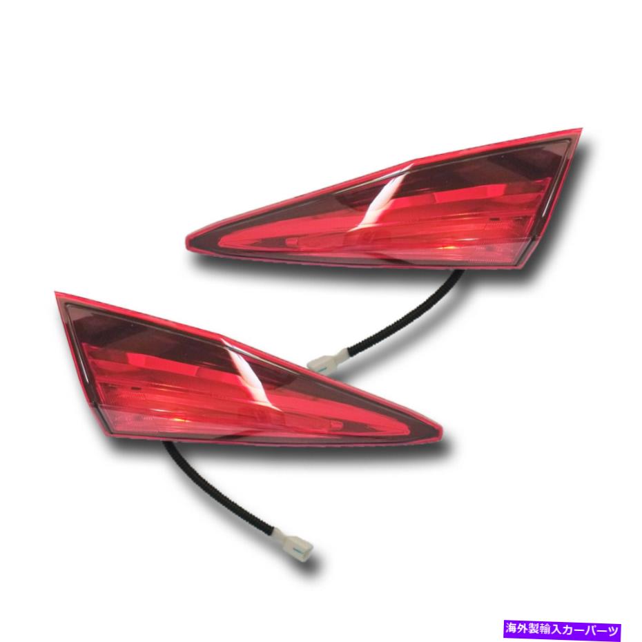 USテールライト フィット16-20ホンダシビックセダンドライバー+旅客トランクLEDテールライトランプ1ペア Fits 16-20 Honda Civic Sedan Driver + Passenger Trunk LED Tail Light Lamp 1 Pair【並行輸入品】