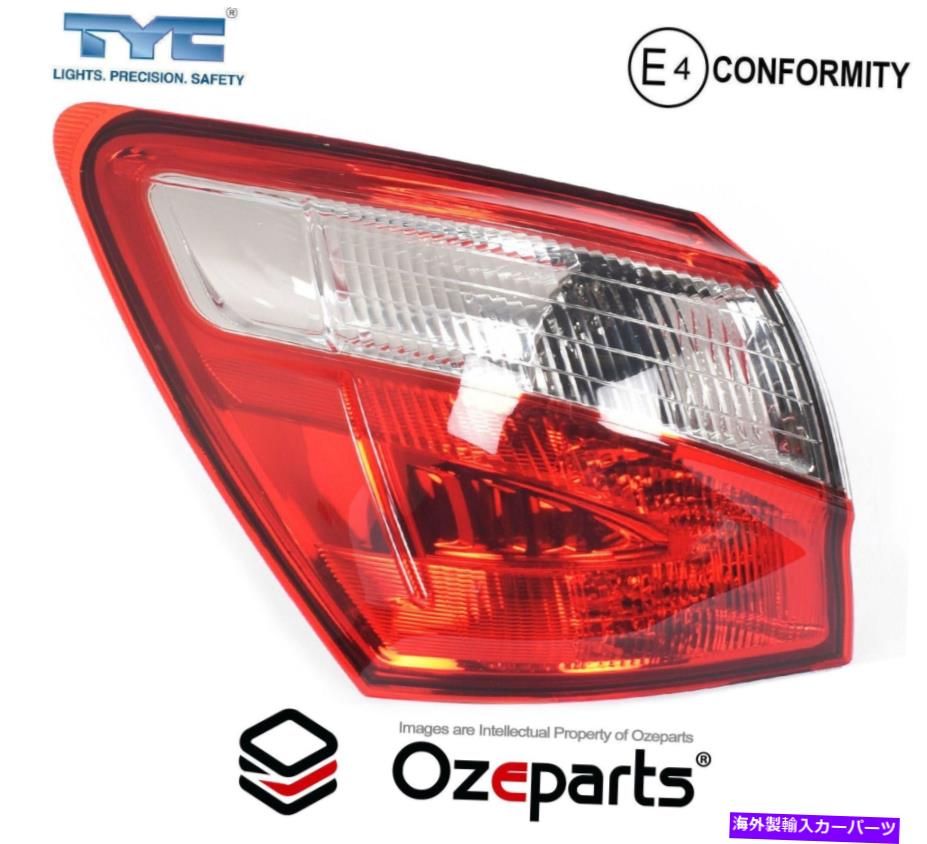 USテールライト 日産デュアリス5＆7シリアスJ10 J10 S2 2010~2014のためのLH LHS左手の照明ランプ LH LHS Left Hand Tail Light Lamp For Nissan Dualis 5&7 Seater J10 s2 2010~2014【並行輸入品】