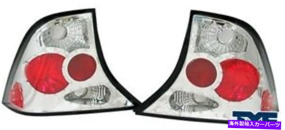 USテールライト フィット00-04フォーカス4D 4ドアセダンクロームテールライトペアTYC NIB PR fit 00-04 Ford Focus 4D 4 Door Sedan Chrome Tail Lights Pair TYC NIB PR【並行輸入品】