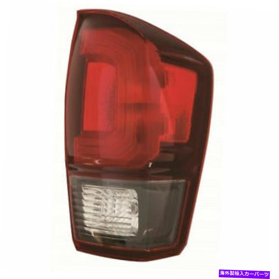 USテールライト TACOMA 2018 2019リアテールライトレッドW /ブラックトリム右助手席側 FITS FOR TACOMA 2018 2019 REAR TAIL LIGHT RED W/BLACK TRIM RIGHT PASSENGER SIDE【並行輸入品】