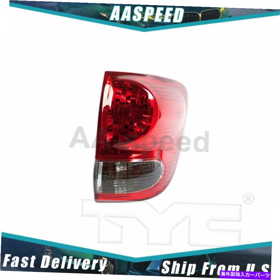 USテールライト 2005年から2007年トヨタセコイアのための1x右側のテールライトアセンブリTYC 1X Right Outer Tail Light Assembly TYC For 2005-2007 Toyota Sequoia【並行輸入品】