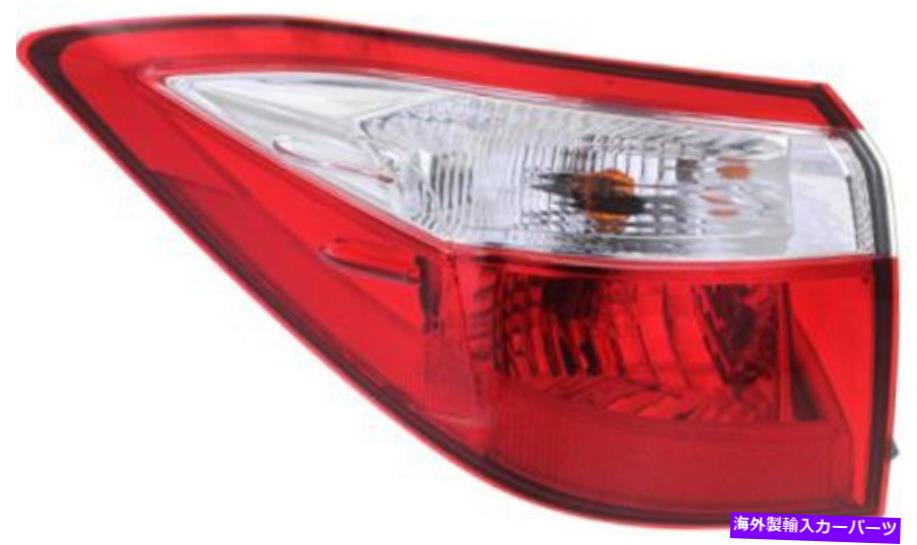 USテールライト 2014-2016トヨタカローラのための運転手側、外側のテールライトから2804118 Driver Side, Outer Tail Light TO2804118 for 2014-2016 Toyota Corolla【並行輸入品】
