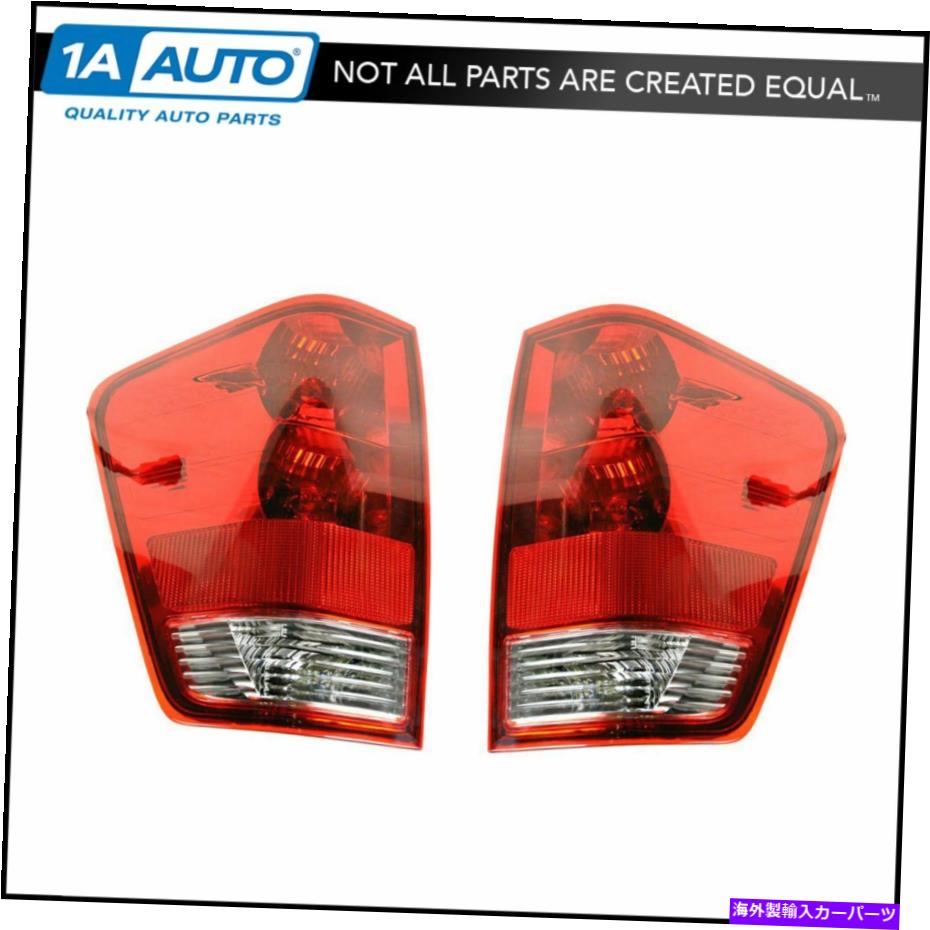 USテールライト ブレーキライトテールライトランプ左右ペアセット04-13タイタンピックアップトラック Brake Light Taillight Lamp Left & Right Pair Set for 04-13 Titan Pickup Truck【並行輸入品】