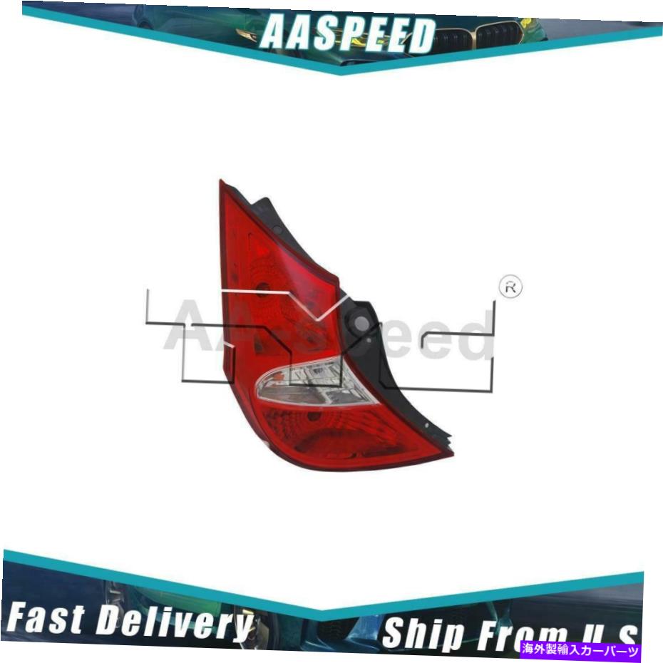 USテールライト 1倍のテールライトアセンブリは2012-2014 HyundaiアクセントのためのTYCを残しました 1X Tail Light Assembly Left TYC For 2012-2014 Hyundai Accent【並行輸入品】