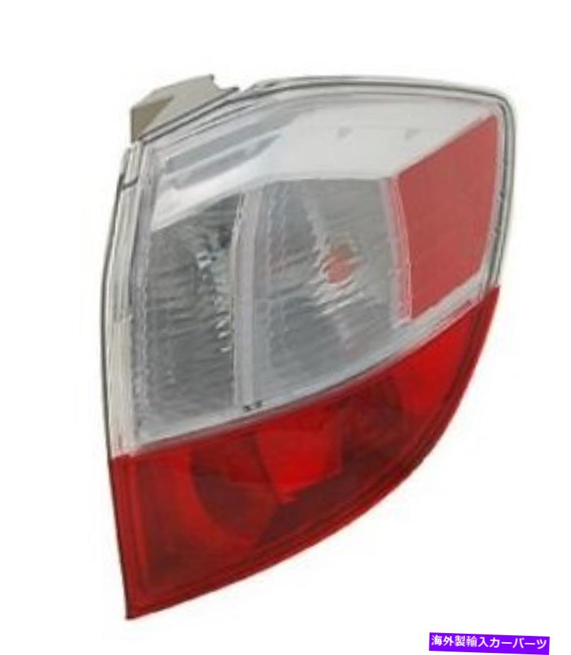 USテールライト 09 10 11 12 12ホンダフィットTaillight右乗客新しいTaillampレッド＆ホワイトレンズ 09 10 11 12 13 Honda Fit Taillight Right Passenger NEW Taillamp Red & White Lens【並行輸入品】