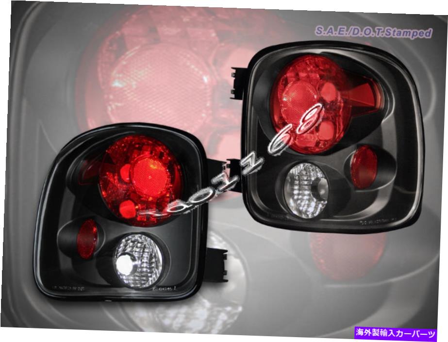 USテールライト 99 00 01-04 Sierra Silverado Stepside黒テイルライト 99 00 01-04 SIERRA SILVERADO STEPSIDE BLACK TAIL LIGHTS【並行輸入品】