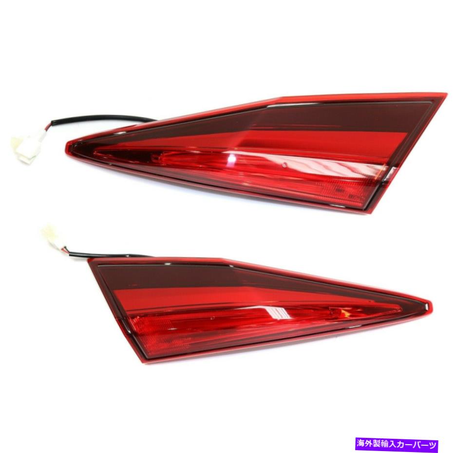 USテールライト 2テールライトランプの新しいセットドライバー＆旅客サイドインナーセダンLH RHペア New Set of 2 Tail Lights Lamps Driver & Passenger Side Inner Sedan LH RH Pair【並行輸入品】