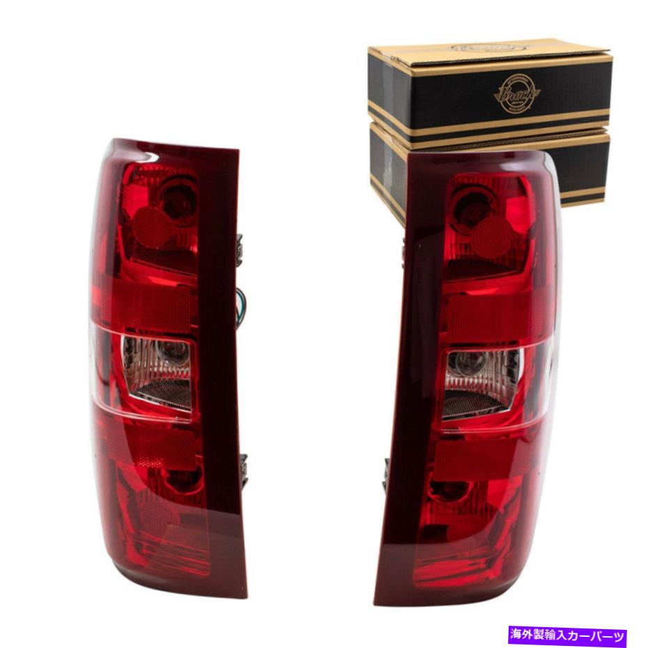 USテールライト テールライトアセンブリのペアフィット2007-2014 Silveradoと電球 - ハーネス Pair of Tail Light Assemblies fit 2007-2014 Silverado With Bulbs-Harness【並行輸入品】