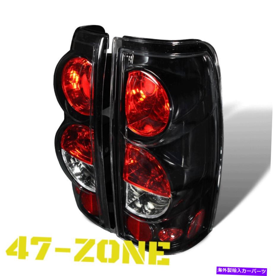 USテールライト シボレーSilverado GMCシエラアルテッツァブラックハウジングクリアレンズテールライトランプ For Chevy Silverado GMC Sierra Altezza Black Housing Clear Lens Tail Light Lamp【並行輸入品】