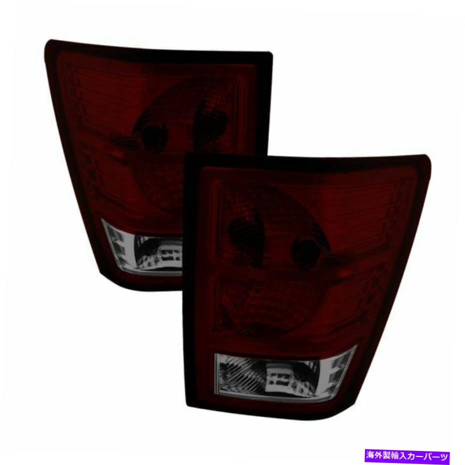USテールライト 07-10ジープグランドチェロキーファクトリーテールライト9031281のスパイダー Spyder For 07-10 Jeep Grand Cherokee Factory Tail Lights -Red Smoke 9031281【並行輸入品】