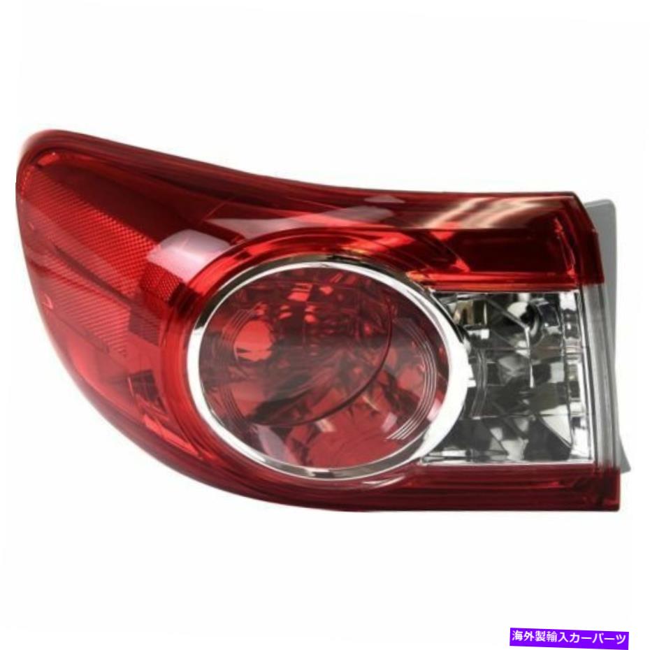 USテールライト TO2804112トヨタカローラ2011-2013のためのドライバーサイドテールライト New TO2804112 Driver Side Tail Light for Toyota Corolla 2011-2013【並行輸入品】