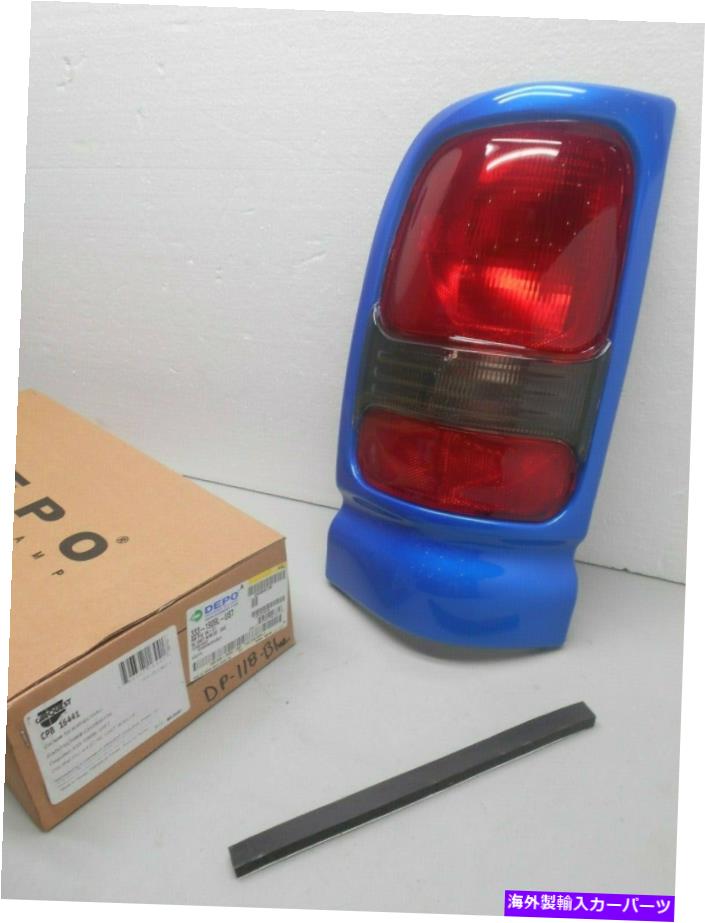 USテールライト Depo - Blue Taillight / Bezel LH??左の運転手側は1994-01 RAM 1500スポーツ DEPO - BLUE Taillight / Bezel LH LEFT Driver Side for 1994-01 Ram 1500 Sport【並行輸入品】