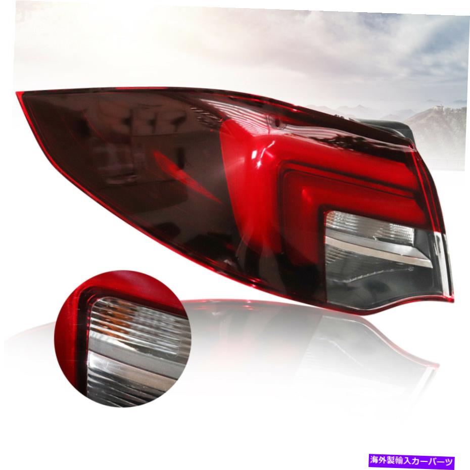 USテールライト 2018-2020 Buick Regal Red Ledのテールライトブレーキパーキングランプを残しました Fit For 2018-2020 Buick Regal Red Lens Tail Light Brake Parking Lamp Left Driver【並行輸入品】