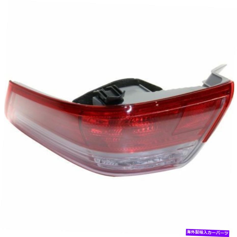 USテールライト カムリ07-09、助手席側、外側テールライト、クリア、レンズ For Camry 07-09, Passenger Side, Outer Tail Light, Clear and Red Lens【並行輸入品】
