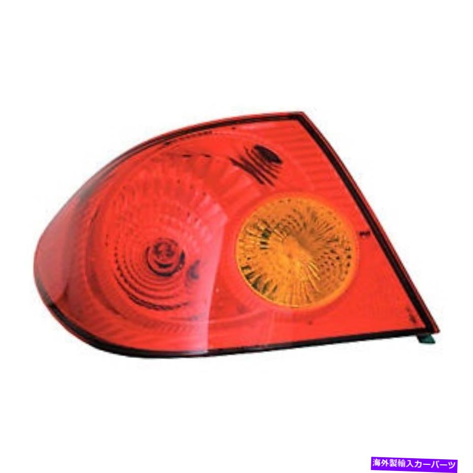 USテールライト 03-04カローラのための交換用テールライトアセンブリ（運転席側アウター）TO2800144V Replacement Tail Light Assembly for 03-04 Corolla (Driver Side Outer) TO2800144V【並行輸入品】