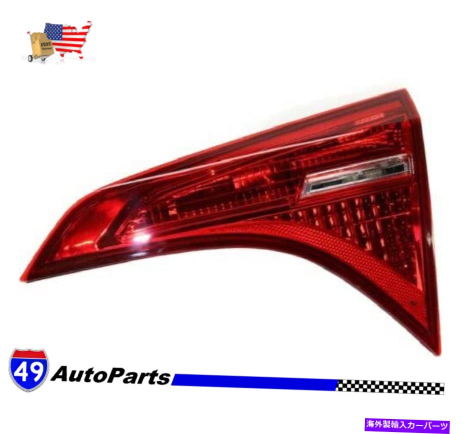 USテールライト トヨタカローラテールライト2017-2019パスサイドRHインナーLED CAPA TO2803136C For Toyota Corolla Tail Light 2017-2019 Pass Side RH Inner LED CAPA TO2803136C【並行輸入品】