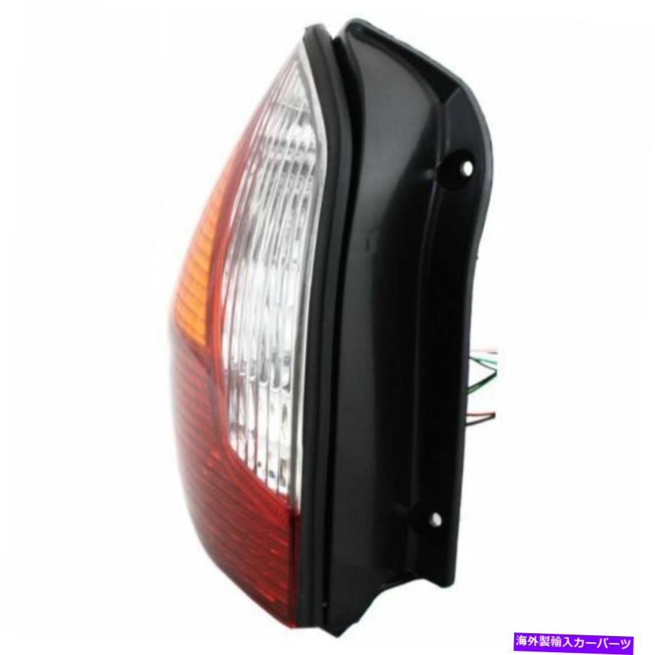 USテールライト Santa Fe 01-04、運転者側のテールライト、琥珀色、クリア、レンズ For Santa Fe 01-04, Driver Side Tail Light, Amber, Clear and Red Lens【並行輸入品】