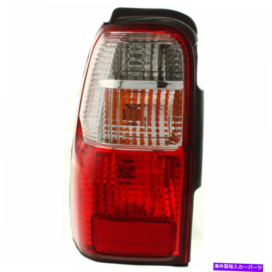 USテールライト 2001-2002のためのハロゲンテールライトTOYOTA 4ランナーの左透明＆レッドレンズW /電球 Halogen Tail Light For 2001-2002 Toyota 4Runner Left Clear & Red Lens w/ Bulbs【並行輸入品】