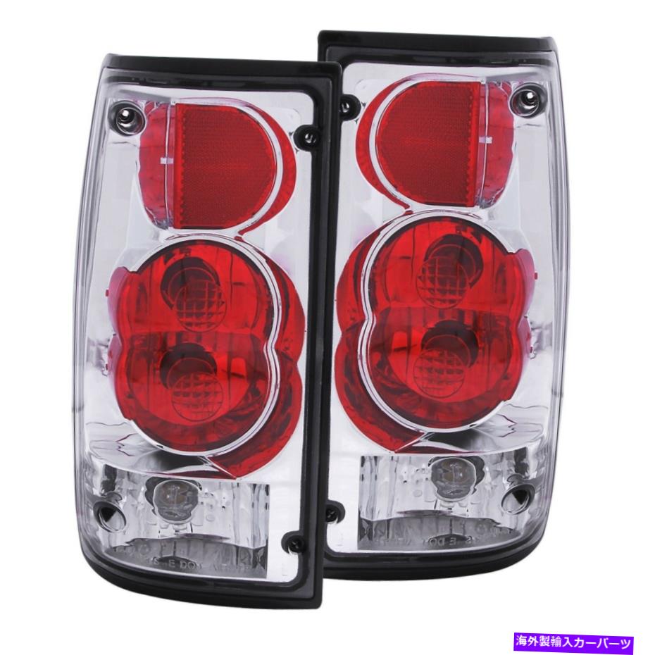 USテールライト Anzo 211130 Chrome G2クリアレンズハロゲン電球のテールライト89-95ピックアップ Anzo 211130 Chrome G2 Clear Lens Halogen Bulbs Tail Lights for 89-95 Pickup【並行輸入品】