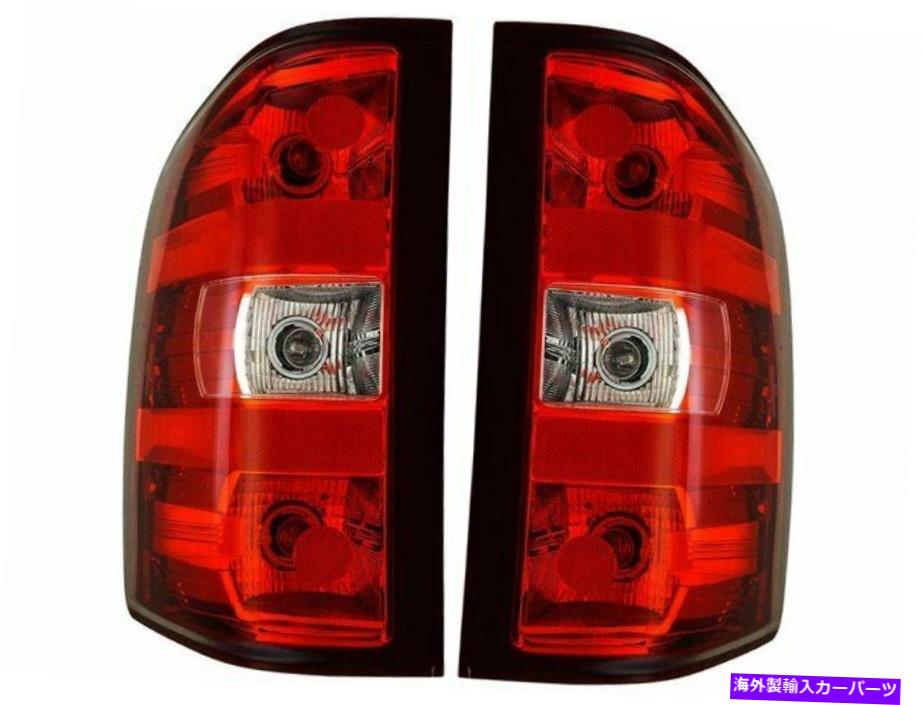 USテールライト 2007-2014 GMC Sierra 3500 HDテールライトアセンブリセット38753CC 2008 2009 2010 For 2007-2014 GMC Sierra 3500 HD Tail Light Assembly Set 38753CC 2008 2009 2010【並行輸入品】