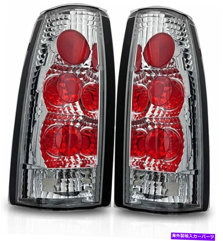 USテールライト Winjet Altezza LEDテールライト - クロム/クリア - フィット1992-1994シボレーブレザー WINJET ALTEZZA LED Tail Lights - Chrome/Clear - Fits 1992-1994 Chevrolet Blazer【並行輸入品】