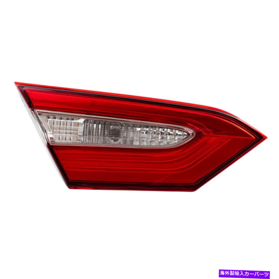 USテールライト 18-19トヨタカムリL / LEハイブリッドLEドライバ蓋付きテールライトスモークレンズ Tail Light Smoked Lens for 18-19 Toyota Camry L/LE Hybrid LE Drivers Lid Mounted【並行輸入品】