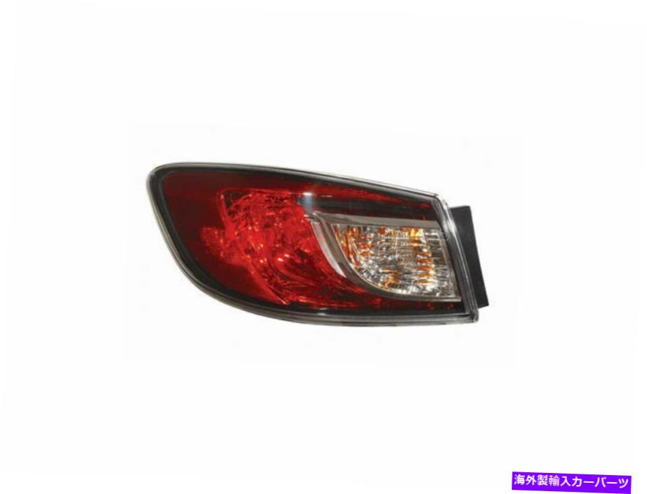 USテールライト 2010-2013 Mazda 3テールライトアセンブリの距離 - 運転席11975BB 2011年2011年 For 2010-2013 Mazda 3 Tail Light Assembly Left - Driver Side 11975BB 2012 2011【並行輸入品】