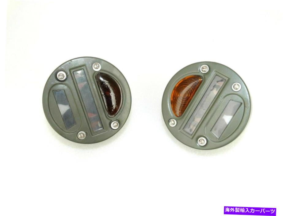 USテールライト （3ガラス）キャットアイリアテールライト4 '' Willys MBフォードGPWジープ (3 Glass) Cat Eye Rear Tail Light 4'' Willys MB Ford GPW Jeep【並行輸入品】