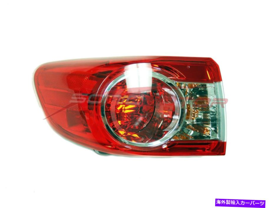 USテールライト 2011年から2013年の米国のトヨタカローラ運転側のQTRテールライト For 2011-2013 US Built Toyota Corolla Driver Side QTR Tail Light【並行輸入品】