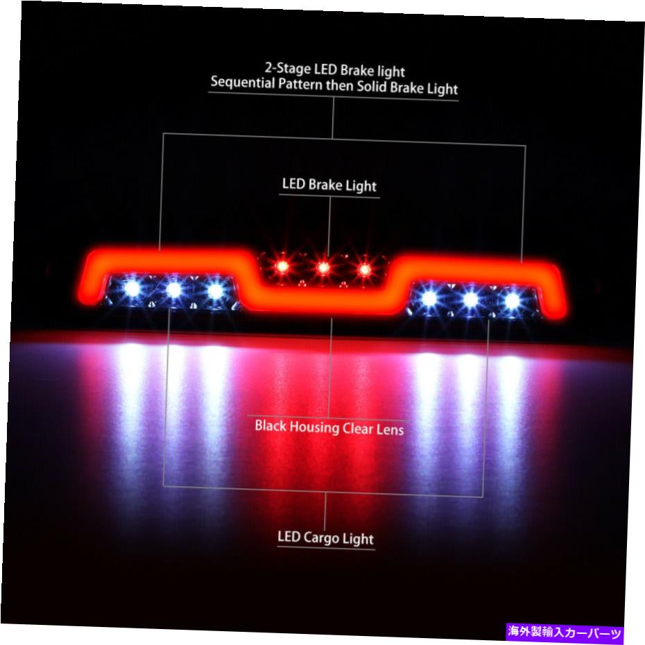 USテールライト 1999-2016スーパーデューティシーケンシャルLED 3番目の3RDテールブレーキライトランプのNuvision NUVISION FOR 1999-2016 SUPER DUTY SEQUENTIAL LED THIRD 3RD TAIL BRAKE LIGHT LAMP【並行輸入品】