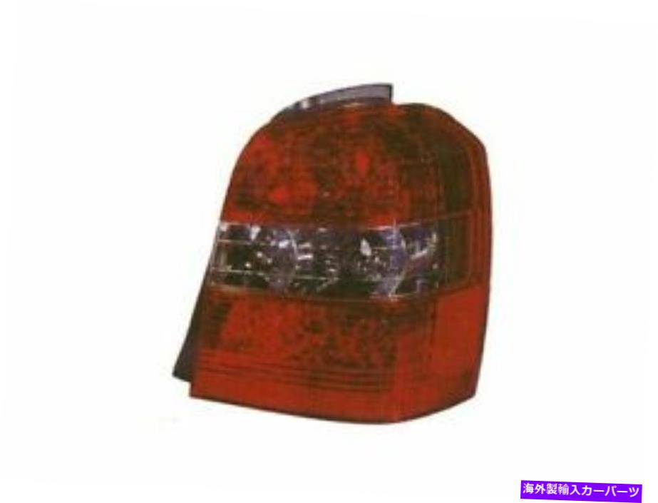USテールライト 左 - 2007年から2007年のための運転手の側テールライトアセンブリBytota Highlander v928BK Left - Driver Side Tail Light Assembly For 2004-2007 Toyota Highlander V928BK【並行輸入品】