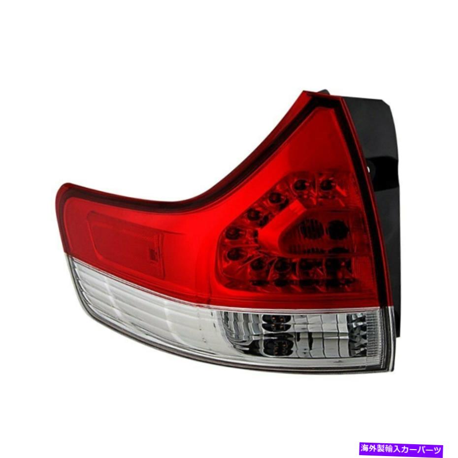 USテールライト xtune Alt-JH-TSIe11 - OLドライバサイド外クロム/赤ファクトリースタイルのテールライト XTune ALT-JH-TSIE11--OL Driver Side Outer Chrome/Red Factory Style Tail Light【並行輸入品】