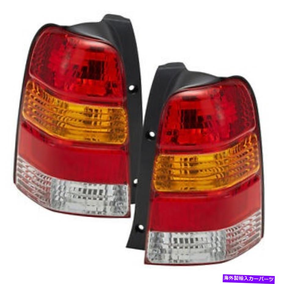 USテールライト テールライトセット右左ペアフィット2001-2007フォードエスケープ/ 05-07エスケープHEV Tail Lights Set Right Left Pair Fits 2001-2007 Ford Escape/ 05-07 Escape HEV【並行輸入品】