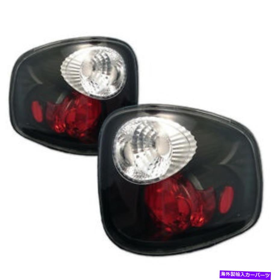 【楽天市場】USテールライト Ford 0103 F150フレアサイドユーロスタイルブラックリアテールブレーキライトランプ Ford 01