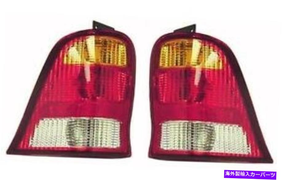 USテールライト 99 00 01 02 03フォードウィンドススタッフTaillightペアの両方新しいTaillamp 99 00 01 02 03 Ford Windstar Taillight Pair Set Both NEW Taillamp【並行輸入品】