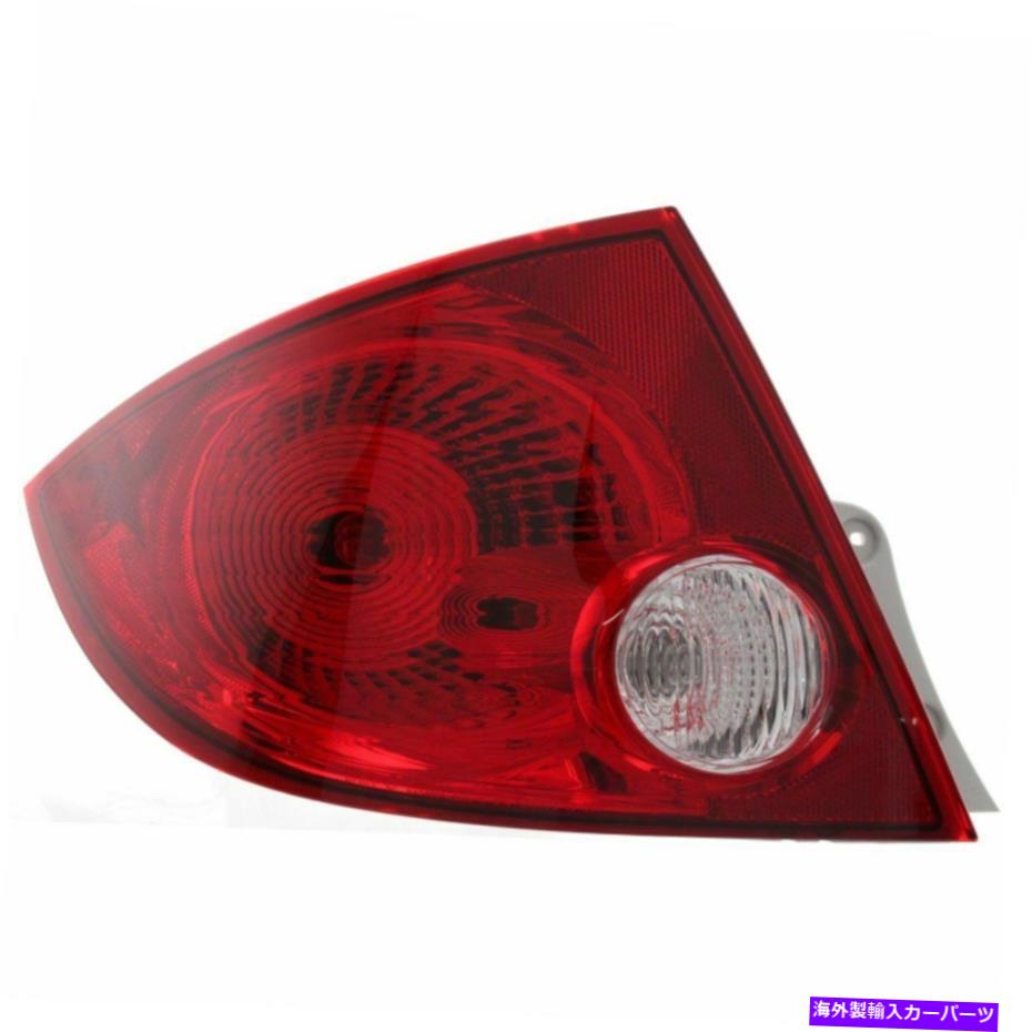 USテールライト 2005年から2010年のハロゲンテールライトChevy Cobaltセダン左透明/赤のw /球根Capa Halogen Tail Light For 2005-2010 Chevy Cobalt Sedan Left Clear/Red w/ Bulbs CAPA【並行輸入品】