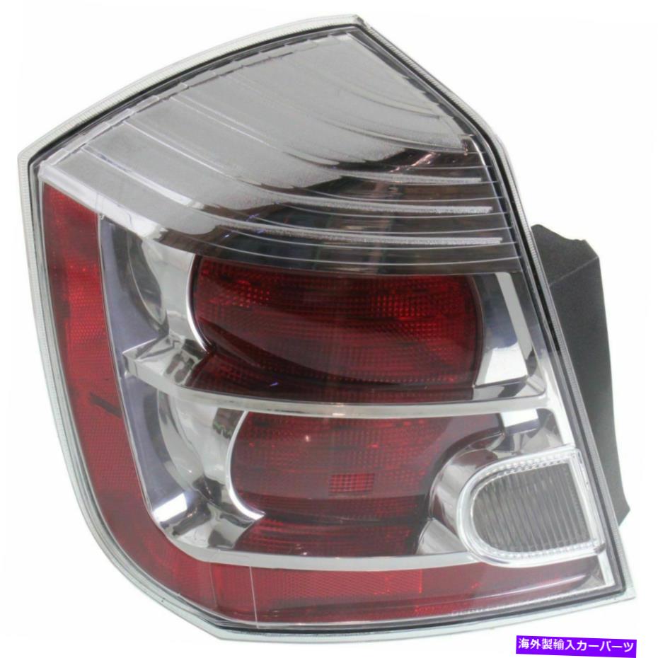 USテールライト 2010-2012日産SENTRAベース/ S / SL左w /電球Capaのためのハロゲンテールライト Halogen Tail Light For 2010-2012 Nissan Sentra Base/S/SL Left w/ Bulbs CAPA【並行輸入品】