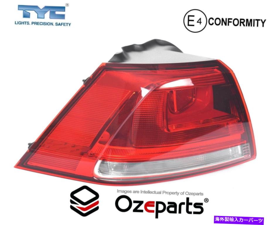 USテールライト LH LHS左テールライトランプ（赤）VWフォルクスワーゲンゴルフMK7ハッチ13~17 LH LHS Left Tail Light Lamp (Red) NO LED For VW Volkswagen Golf MK7 Hatch 13~17【並行輸入品】