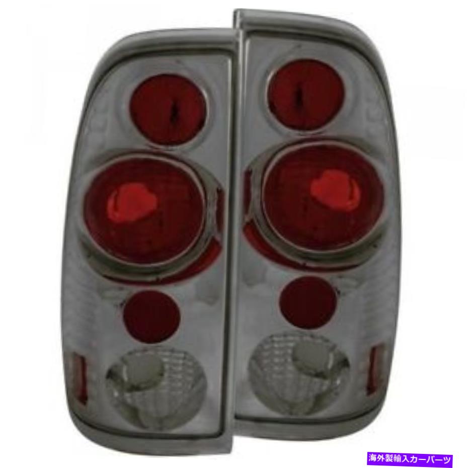 USテールライト 99-07フォードF250 / 350アナゾスモークテールライト。 99-07 FORD F250/350 ANZO SMOKED TAIL LIGHTS.【並行輸入品】