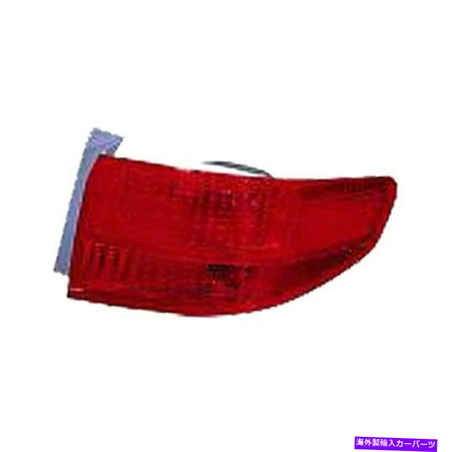 USテールライト Honda Accord 05 Passenter Side外装テールライトレンズ＆ハウジング For Honda Accord 05 Passenger Side Outer Replacement Tail Light Lens & Housing【並行輸入品】