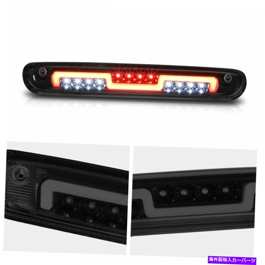 USテールライト Nuvison（シーケンシャルLEDバー）07-14 Silverado Sierraのためのスモーク3番目のブレーキライト Nuvison (SEQUENTIAL LED BAR) Smoked Third Brake Light for 07-14 Silverado Sierra【並行輸入品】