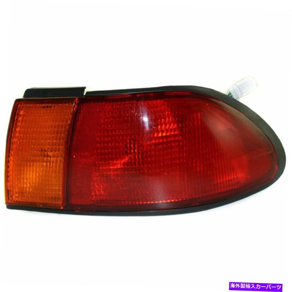 USテールライト 1995年 - 1999年のハロゲンテールライト日産セントラ右琥珀色＆レッドレンズW /電球（S） Halogen Tail Light For 1995-1999 Nissan Sentra Right Amber & Red Lens w/ Bulb(s)【並行輸入品】