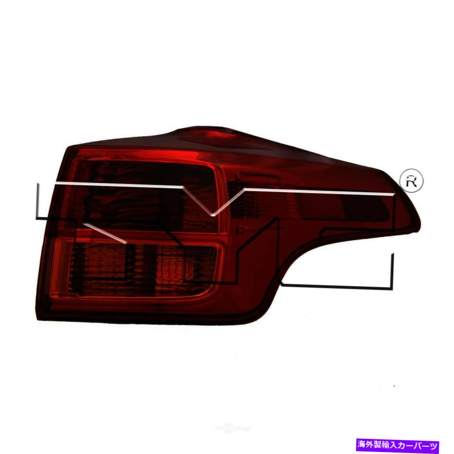 USテールライト テールライトアセンブリ - CAPA認証TYC 11-6577-01-9 Fits 13-15トヨタRAV4 Tail Light Assembly-Capa Certified TYC 11-6577-01-9 fits 13-15 Toyota RAV4【並行輸入品】