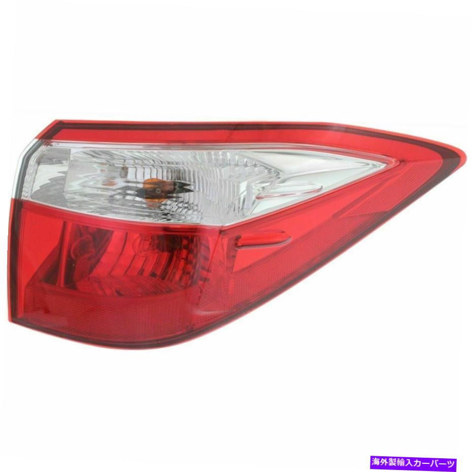USテールライト 新しい旅客サイドテールランプアセンブリ2014-2016トヨタカローラTO2805118 New Passenger Side Tail Lamp Assembly Fits 2014-2016 Toyota Corolla TO2805118【並行輸入品】