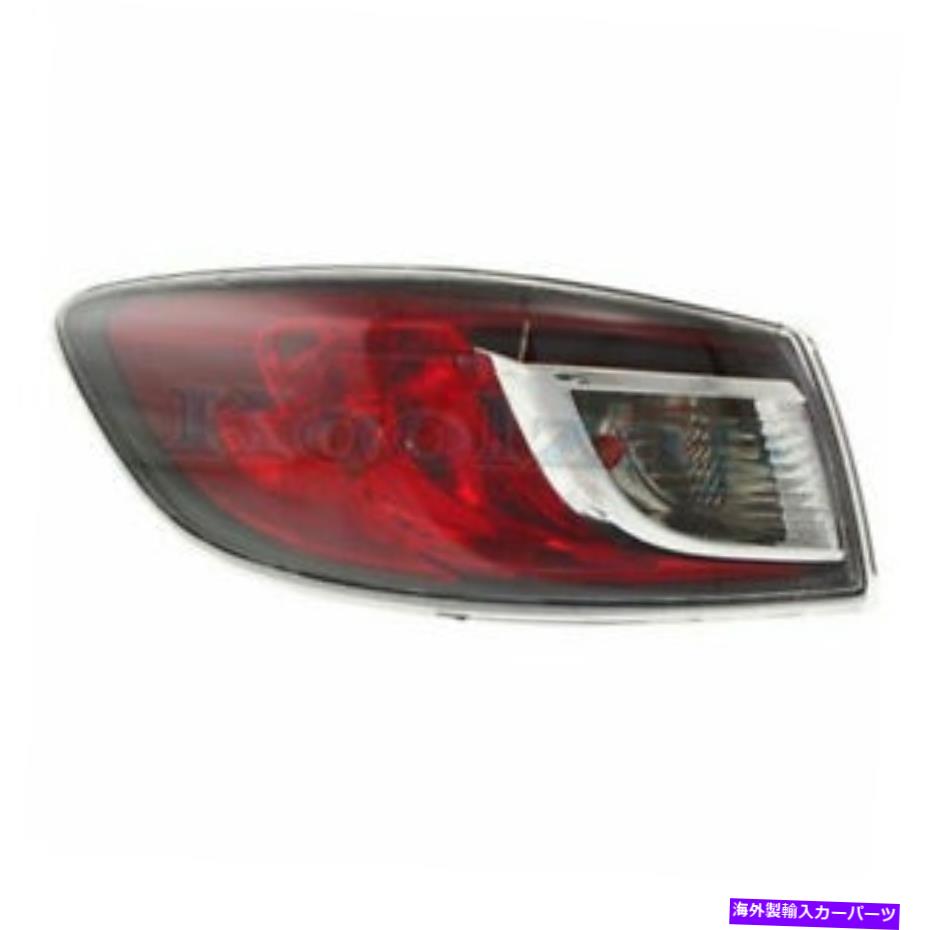 USテールライト 10-13マツダ3セダンTaillight Taillampアウターブレーキライトランプ左の運転手側L 10-13 Mazda 3 Sedan Taillight Taillamp Outer Brake Light Lamp Left Driver Side L【並行輸入品】