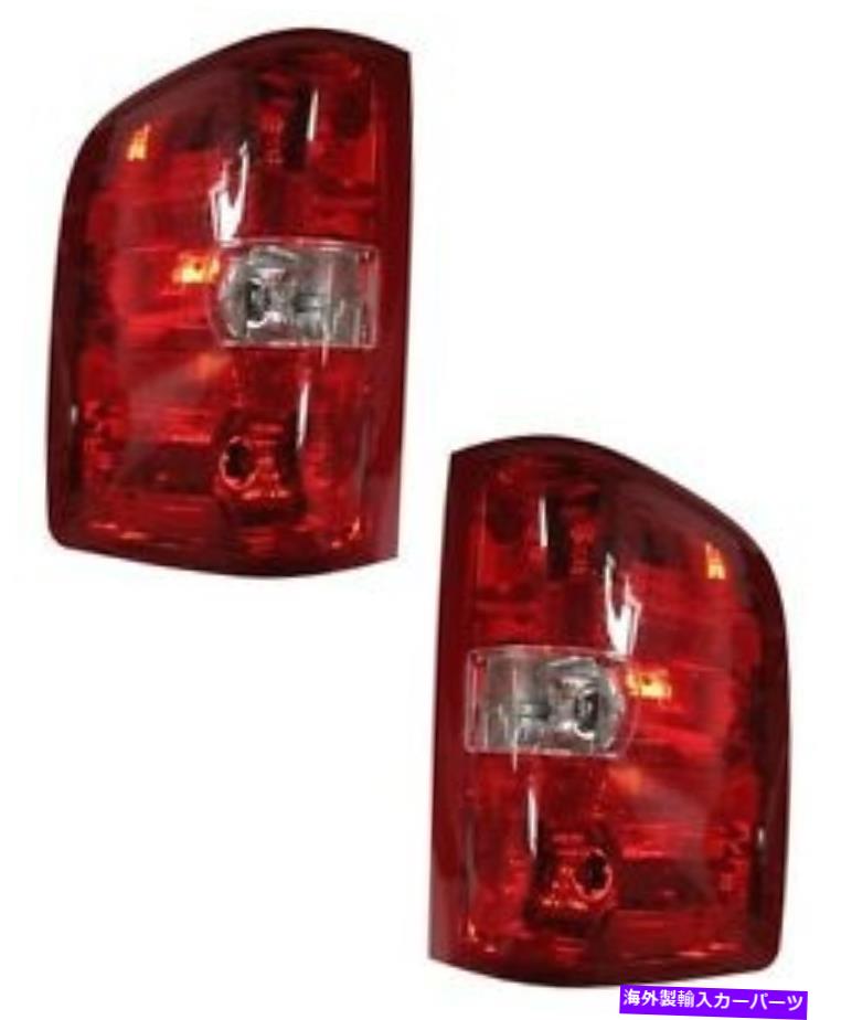 USテールライト 07 08 09 10 11 12 13 Silverado Sierra Left＆Right Taillight Taillamp Lamp Pair 07 08 09 10 11 12 13 Silverado Sierra Left & Right Taillight Taillamp Lamp Pair【並行輸入品】