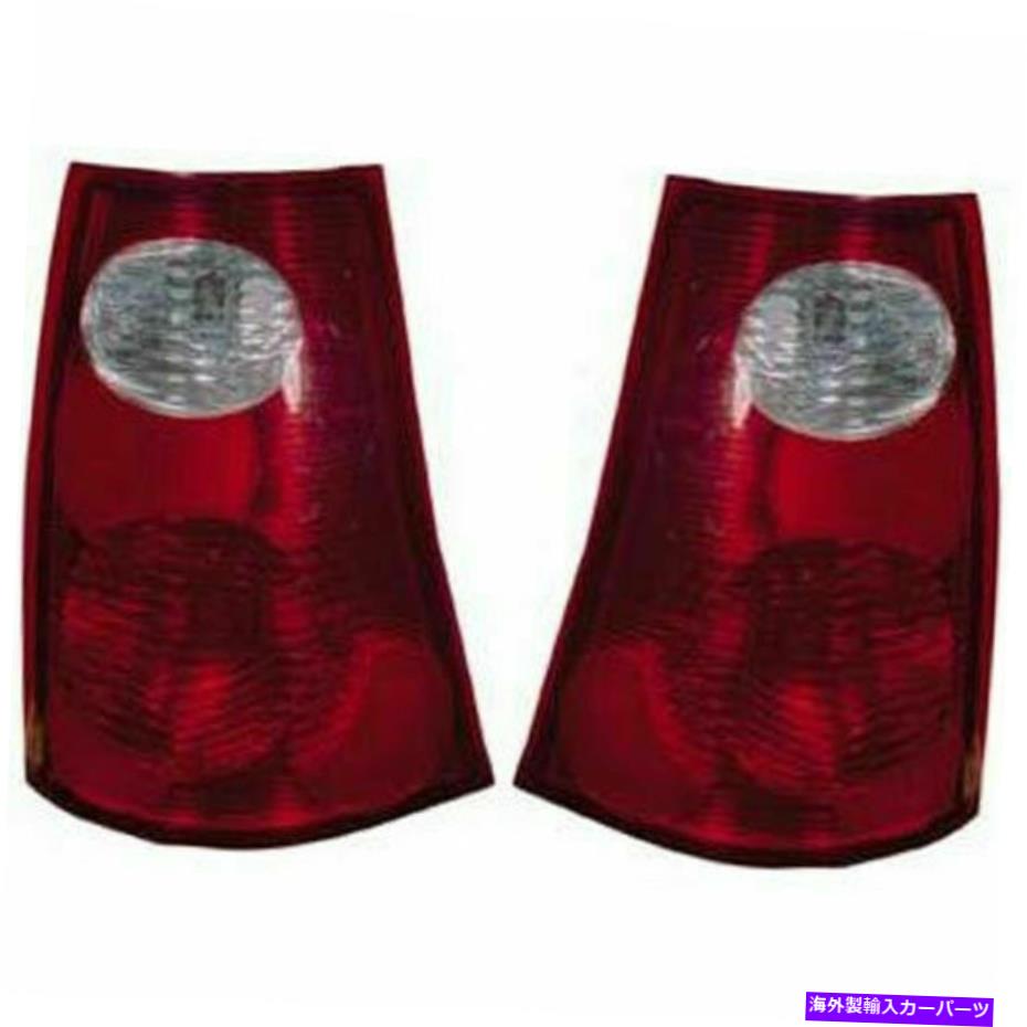 USテールライト 2つのLH＆RH側のテイランプレンズとハウジングのセットFITD Explorer Sport Trac Set of 2 LH & RH Side Taillamp Lens and Housing Fits Ford Explorer Sport Trac【並行輸入品】