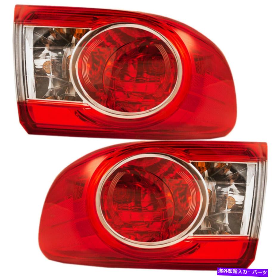 USテールライト 新しいペアセットTaillightクォーターパネルマウントアセンブリ11-13トヨタカローラ New Pair Set Taillight Quarter Panel Mounted Assembly for 11-13 Toyota Corolla【並行輸入品】