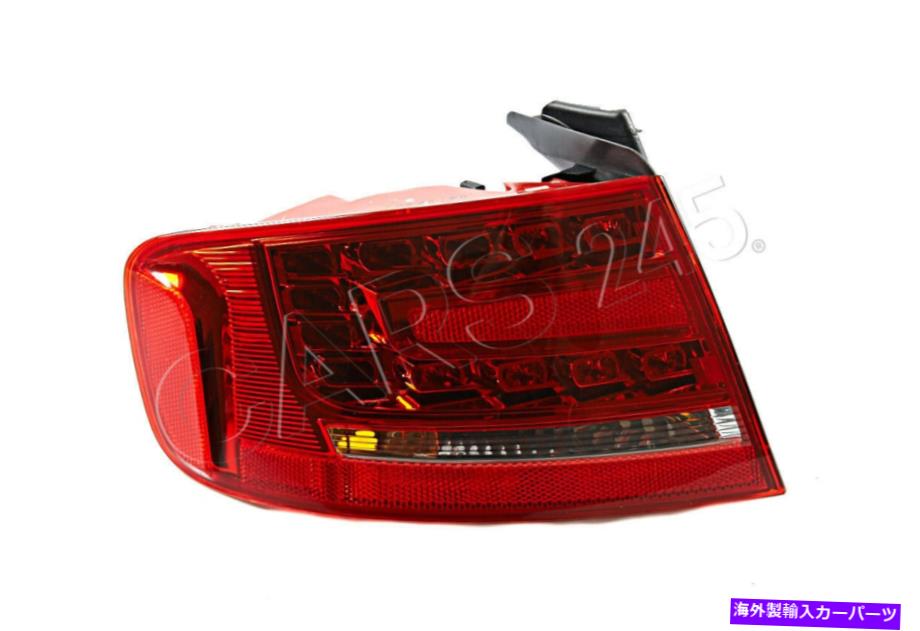 USテールライト Audi A4 S4 2008 - セダンの外側のテールライトLEDタイプ左LH Audi A4 S4 2008- Sedan Outer Tail Lights LED Type LEFT LH【並行輸入品】