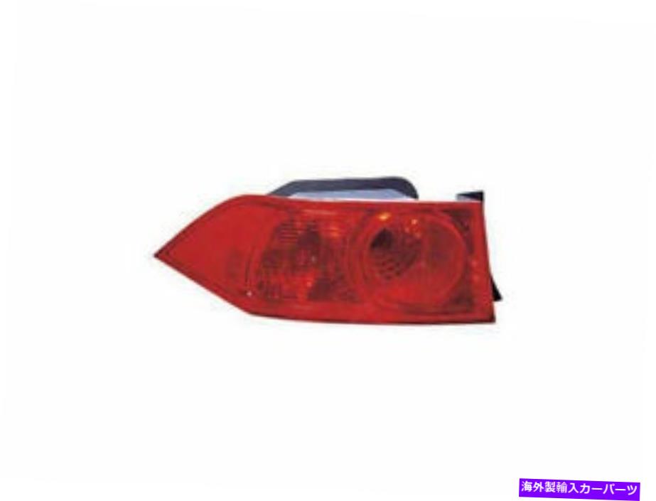USテールライト 左 - 2008年2008の運転者側テールライトアセンブリAcura TSX 2007 J912SY Left - Driver Side Tail Light Assembly For 2006-2008 Acura TSX 2007 J912SY【並行輸入品】